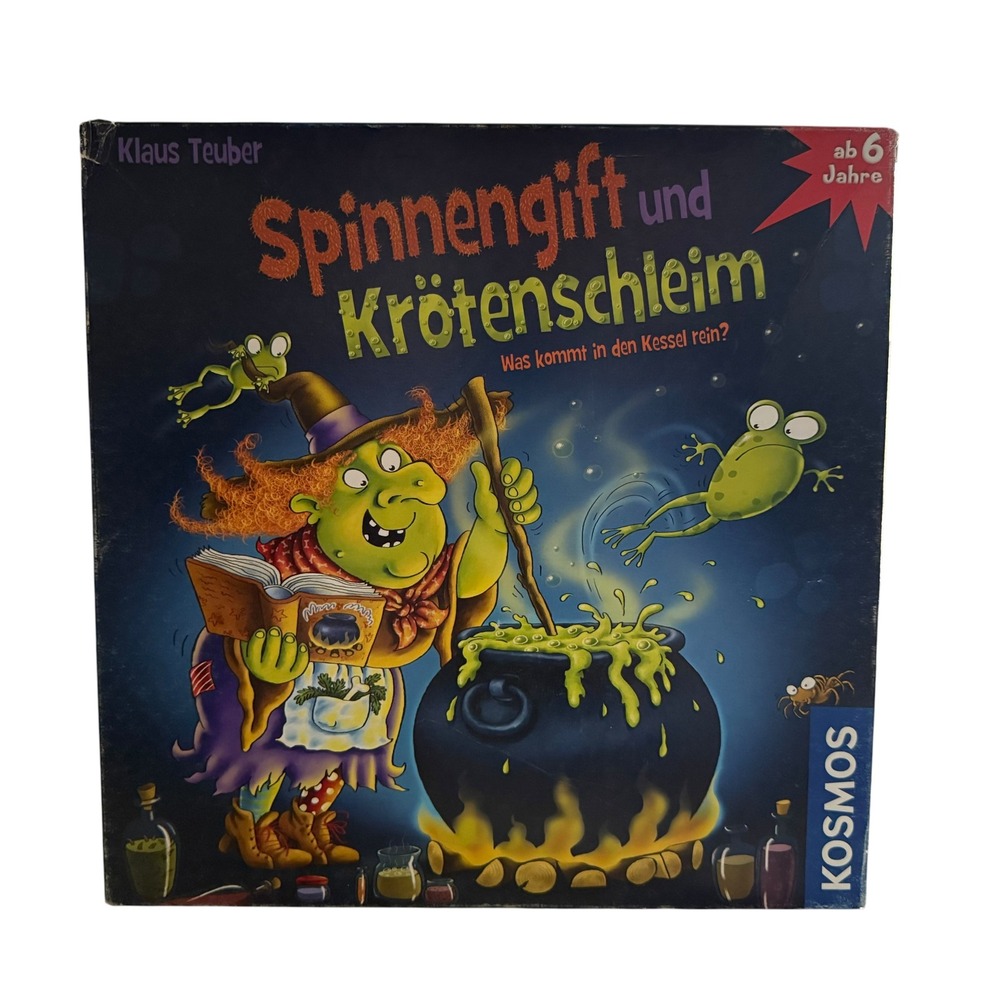Kosmos Spinnengift und Krötenschleim Board Game Kids Klaus Teuber German